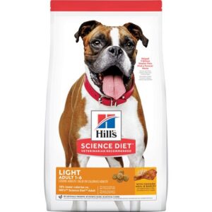 Hill's Science Diet Adult Light Dry Dog Food 3kg Gippsland Veterinary Group