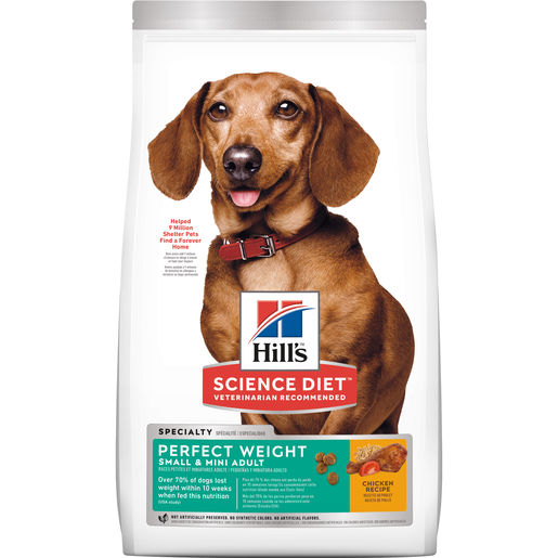 Hill's Science Diet Adult Perfect Weight Small & Mini Dry Dog Food 1.81kg Gippsland Veterinary Group