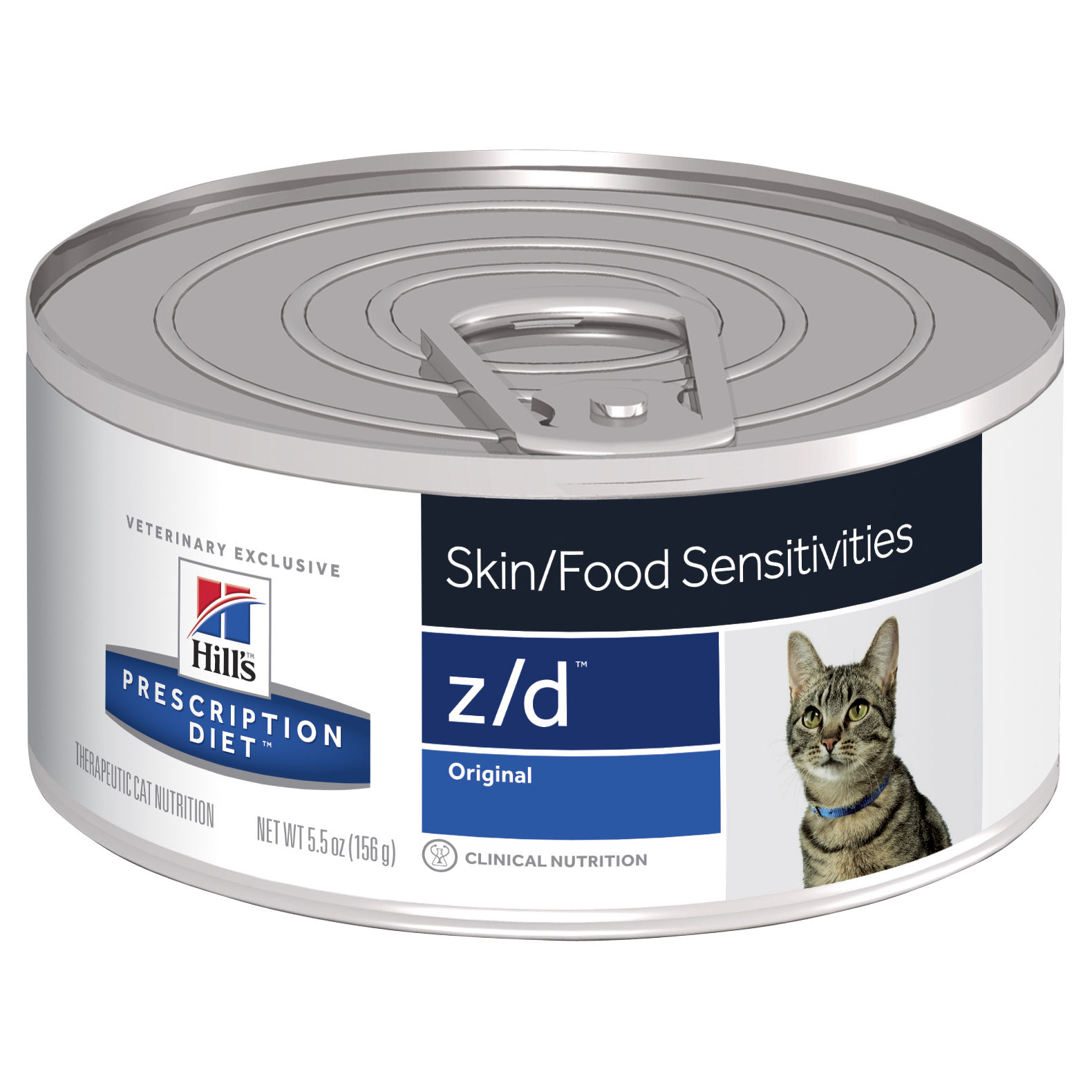 Hill's Prescription Diet z/d Skin/Food Sensitivities Canned Cat Food 156g Gippsland Veterinary Group