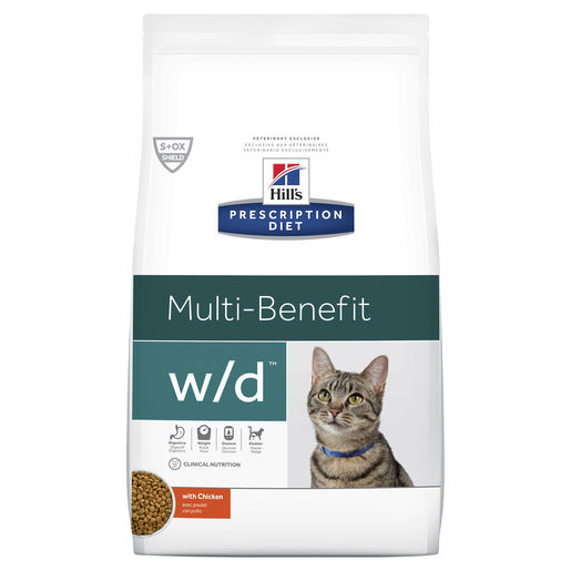 Hill's Prescription Diet w/d Multi-Benefit Dry Cat Food 1.5kg Gippsland Veterinary Group