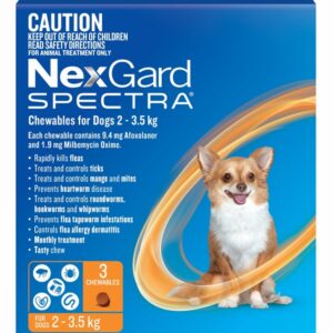 Nexgard Flea and Worm 2.0 - 3.5 kg, 3 months Gippsland Veterinary Group
