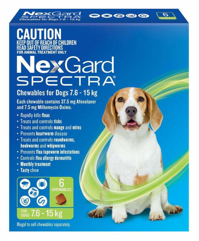 Nexgard Flea and Worm 7.6 - 15 kg, 6 months Gippsland Veterinary Group