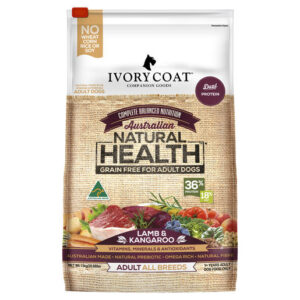 Ivory Coat Lamb & Kangaroo Grain Free Dry Dog Food 13kg Gippsland Veterinary Group